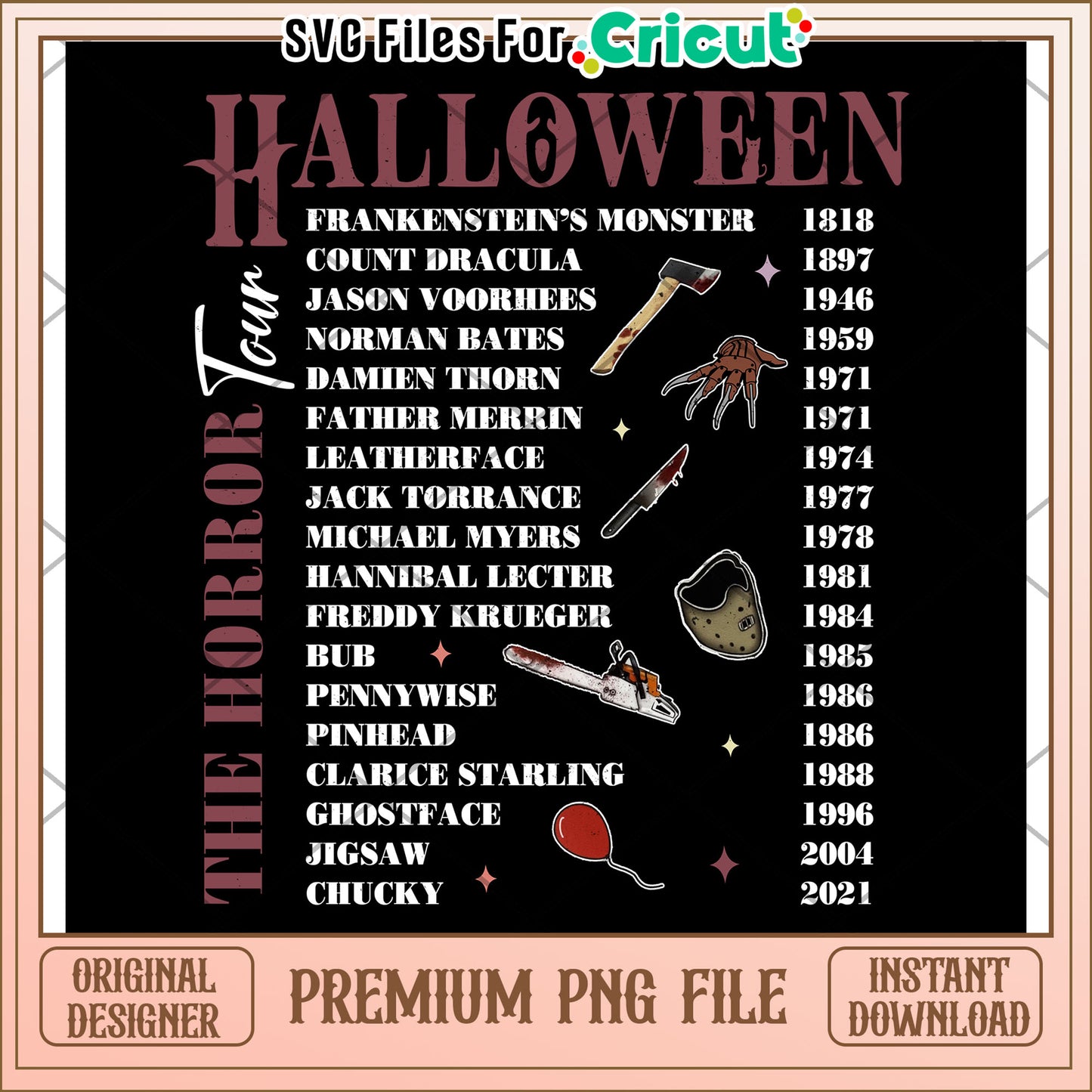 Halloween png, halloween horror nights png, autumn png
