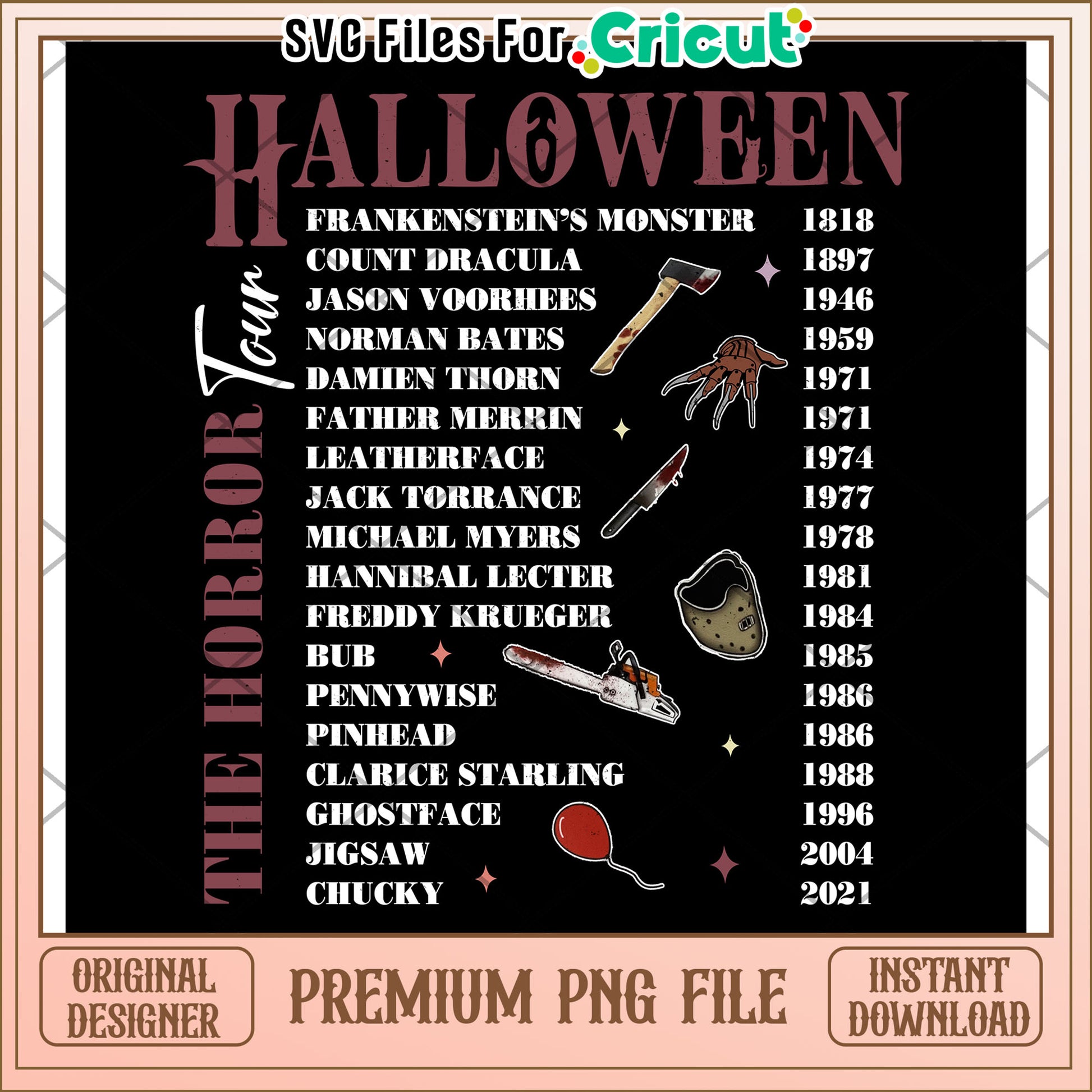 Halloween png, halloween horror nights png, autumn png