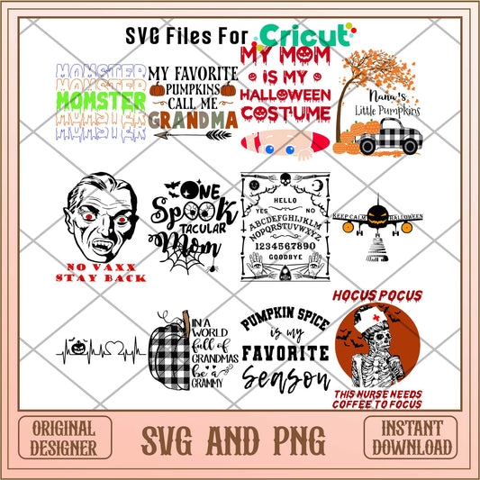 Halloween monster svg bundle, Halloween svg bundle - Svgfileforcricut