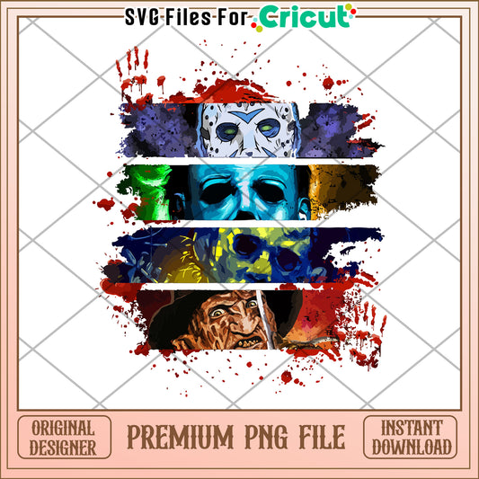 Halloween scary design png, halloween​ decorations​ png, halloween candy​ png