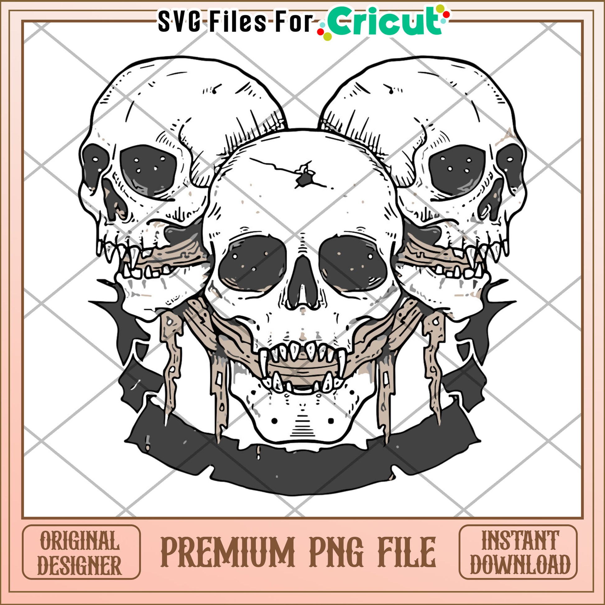 Halloween skull png, trick or treat png, halloween wallpaper​ png