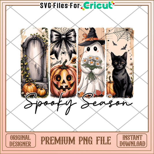 Halloween spooky season png, autumn season png, halloween costume party png