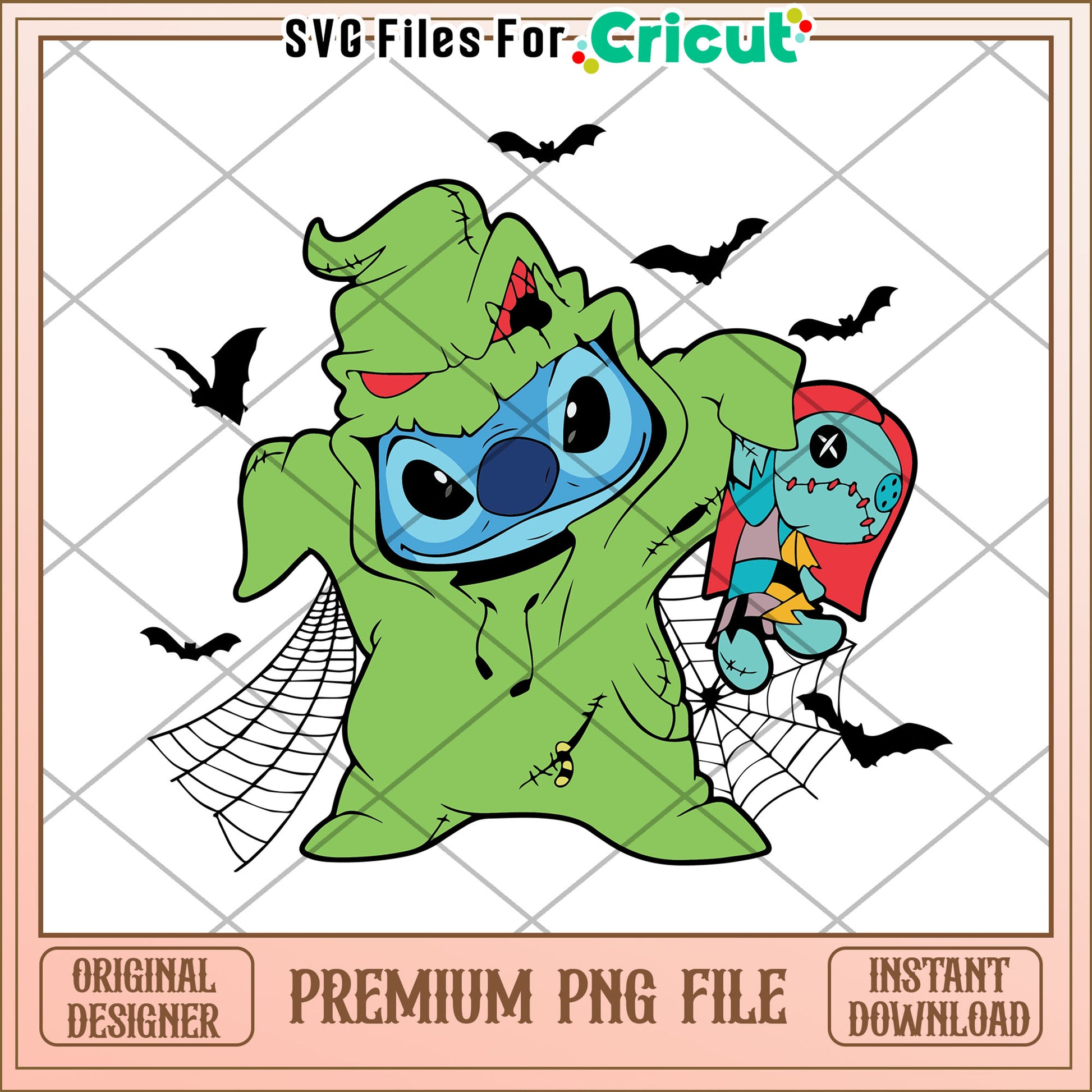 Halloween stitch oogie boogie png, oogie boogie png, hallowen time png