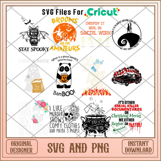 Halloween stay spooky svg bundle, Halloween svg - Svgfileforcricut