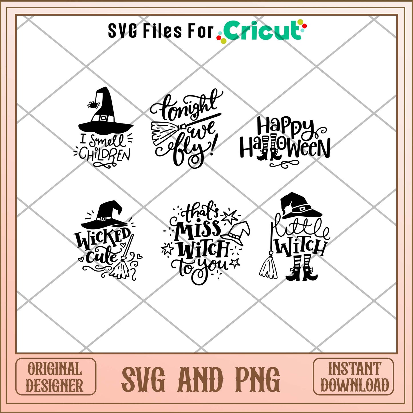Happy Halloween witch svg bundle, Halloween day svg - Svgfileforcricut