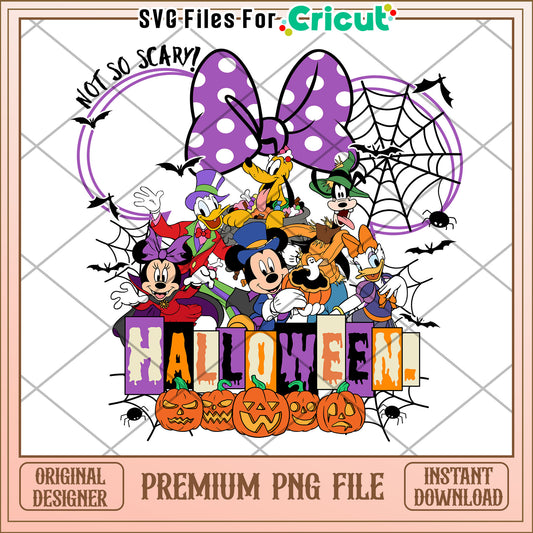 Halloween the sensational six png, halloween cartoon png, trick or treat png