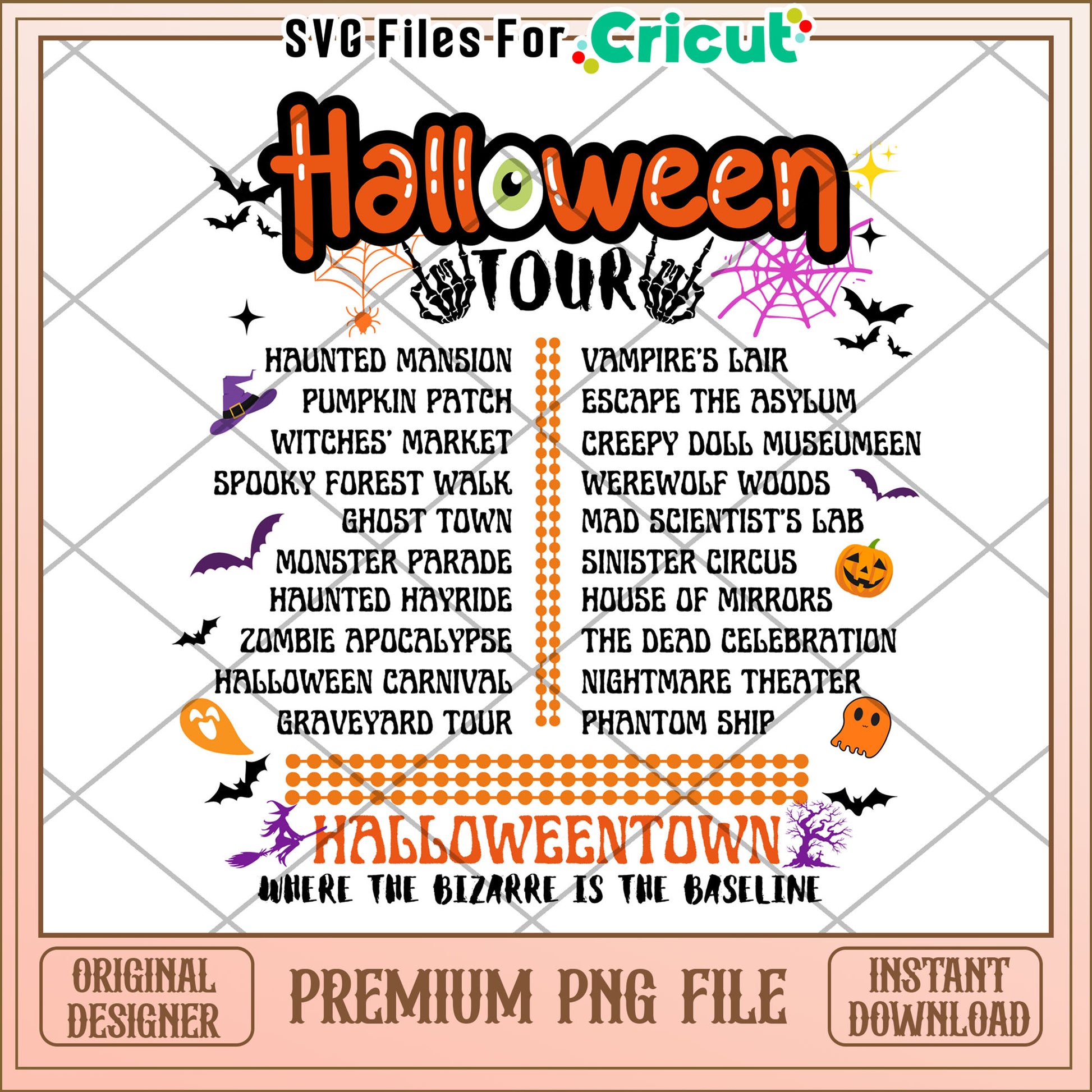 Halloween tour png, spirit halloween​ png, halloween candy png