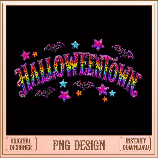 Halloweentown PNG Sublimation, Halloween Shirt Design, Spooky PNG