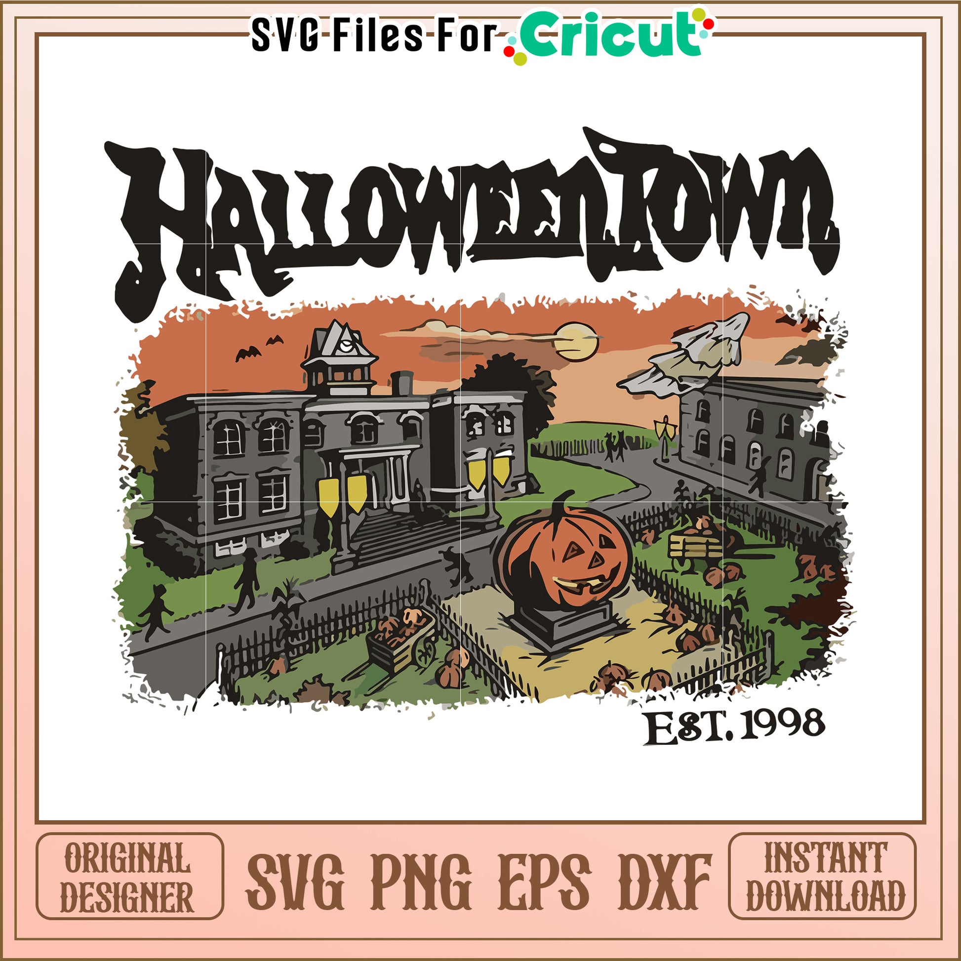 Halloween town svg, funny halloween svg, halloween time svg