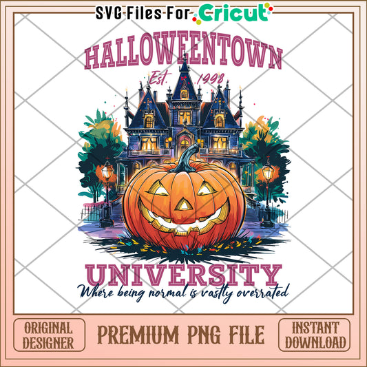 Halloween town university png, spooky fall  png, halloween candy png