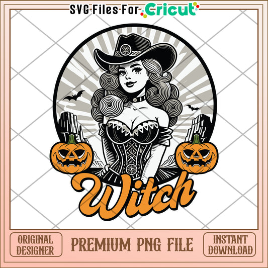 Halloween witch design png, halloween decorations png, halloween cartoon png