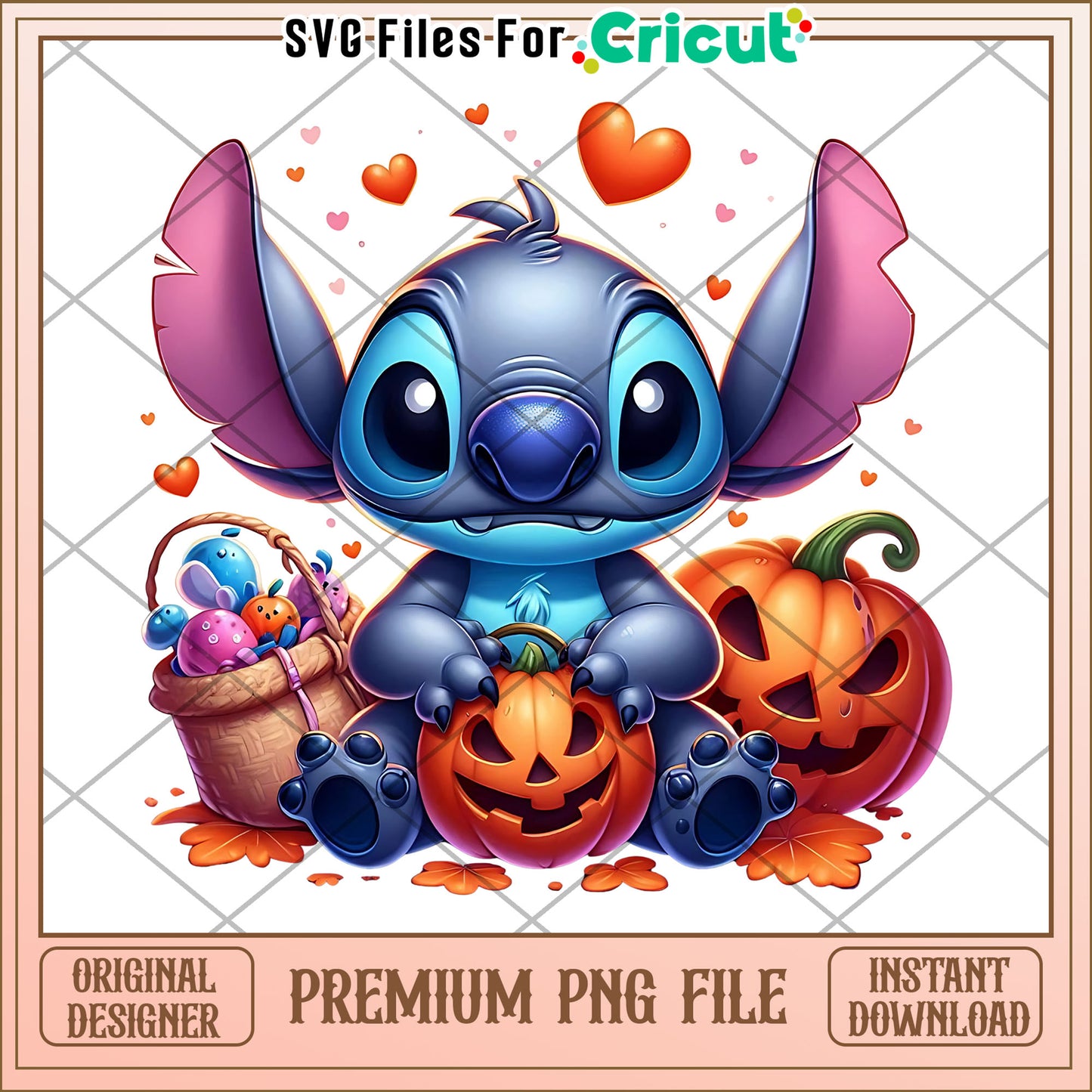 Hallowen cute stitch png, halloween for kids png, stitch cartoon png