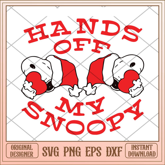 Hands off my snoopy svg, Snoopy Christmas svg bundle