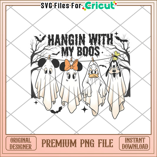 Hangin with my boos png, halloween kills​ png, halloween era png