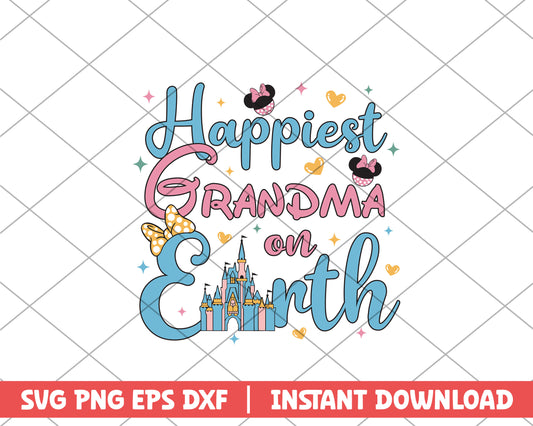 Hapiest grandma on earth mothers day svg 