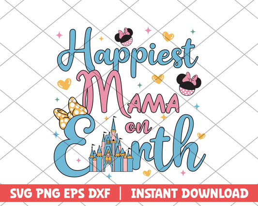 Hapiest mama on earth mothers day svg 