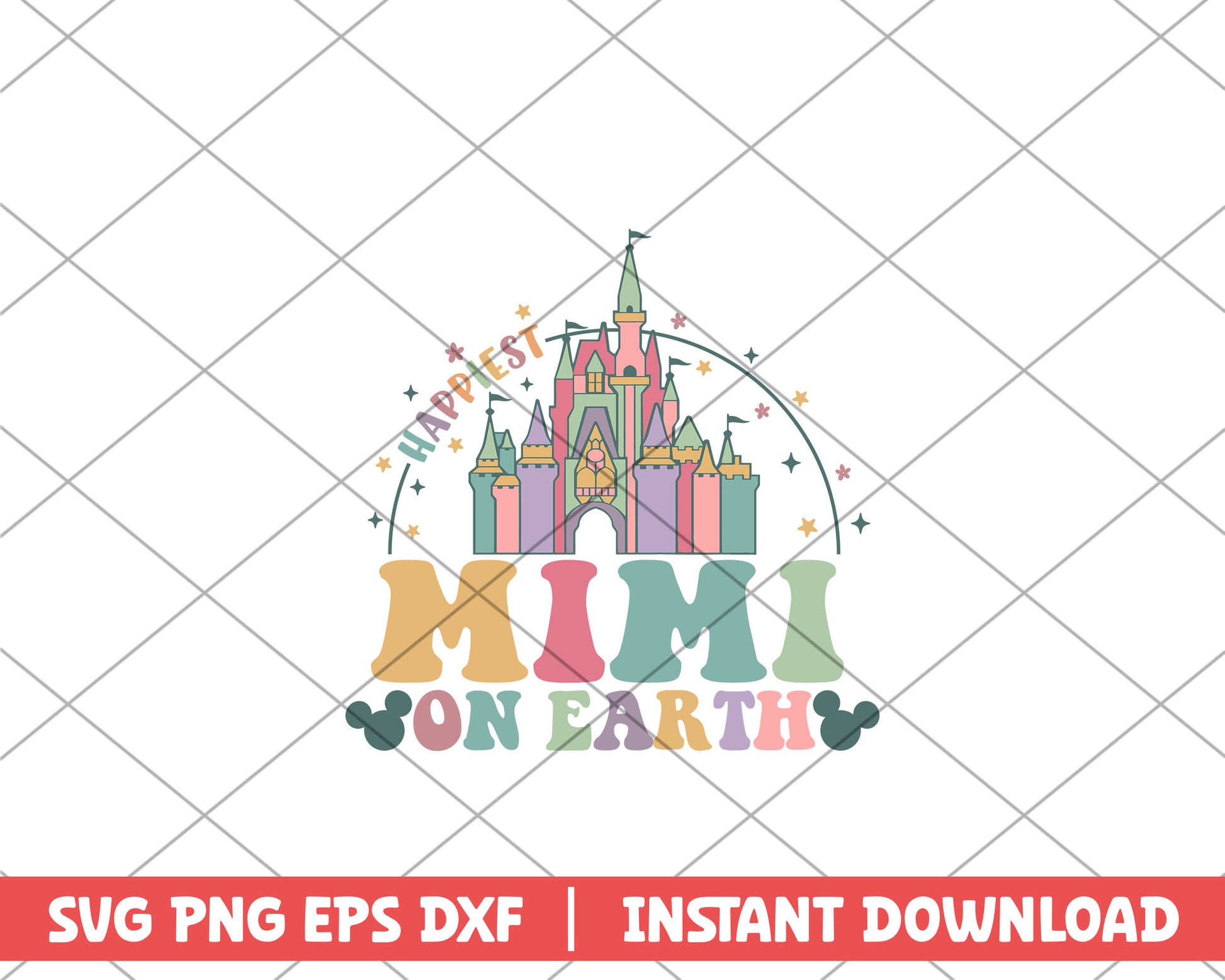 Hapiest mimi on earth mothers day svg