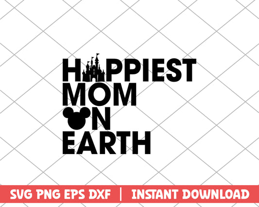 Hapiest mom on earth mothers day svg 