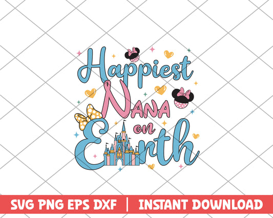 Hapiest nana on earth mothers day svg 