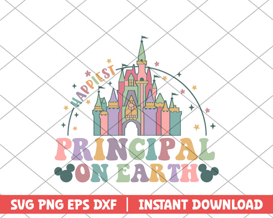 Hapiest principal on earth disney svg