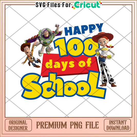 Happy 100 days smarter png, toy story school png, disney png