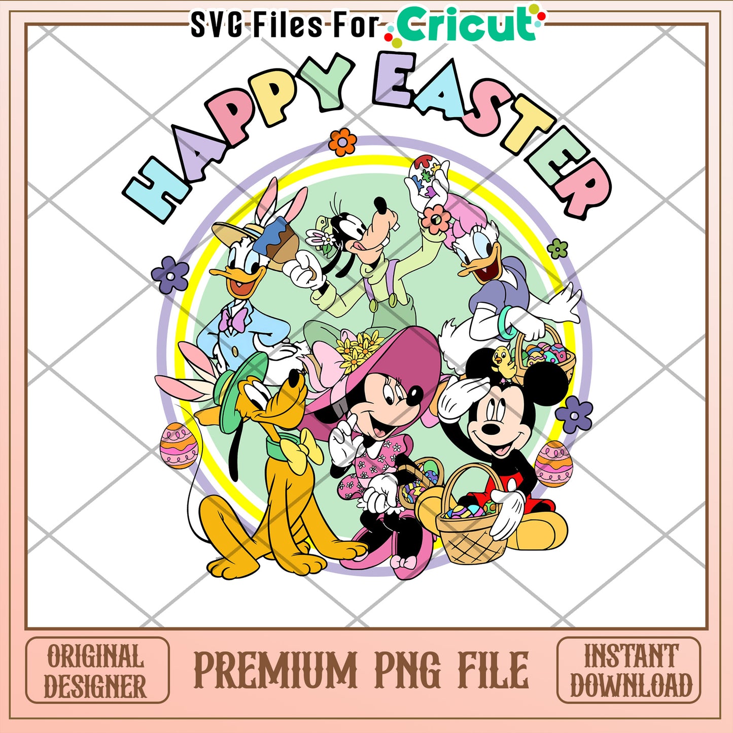 Happy Easter Disney PNG Download
