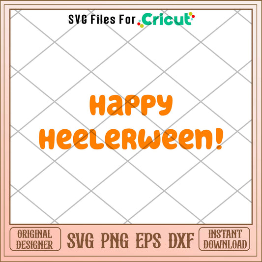 Happy Heelerween with Bluey  Svg, bluey characters svg, Digital Download