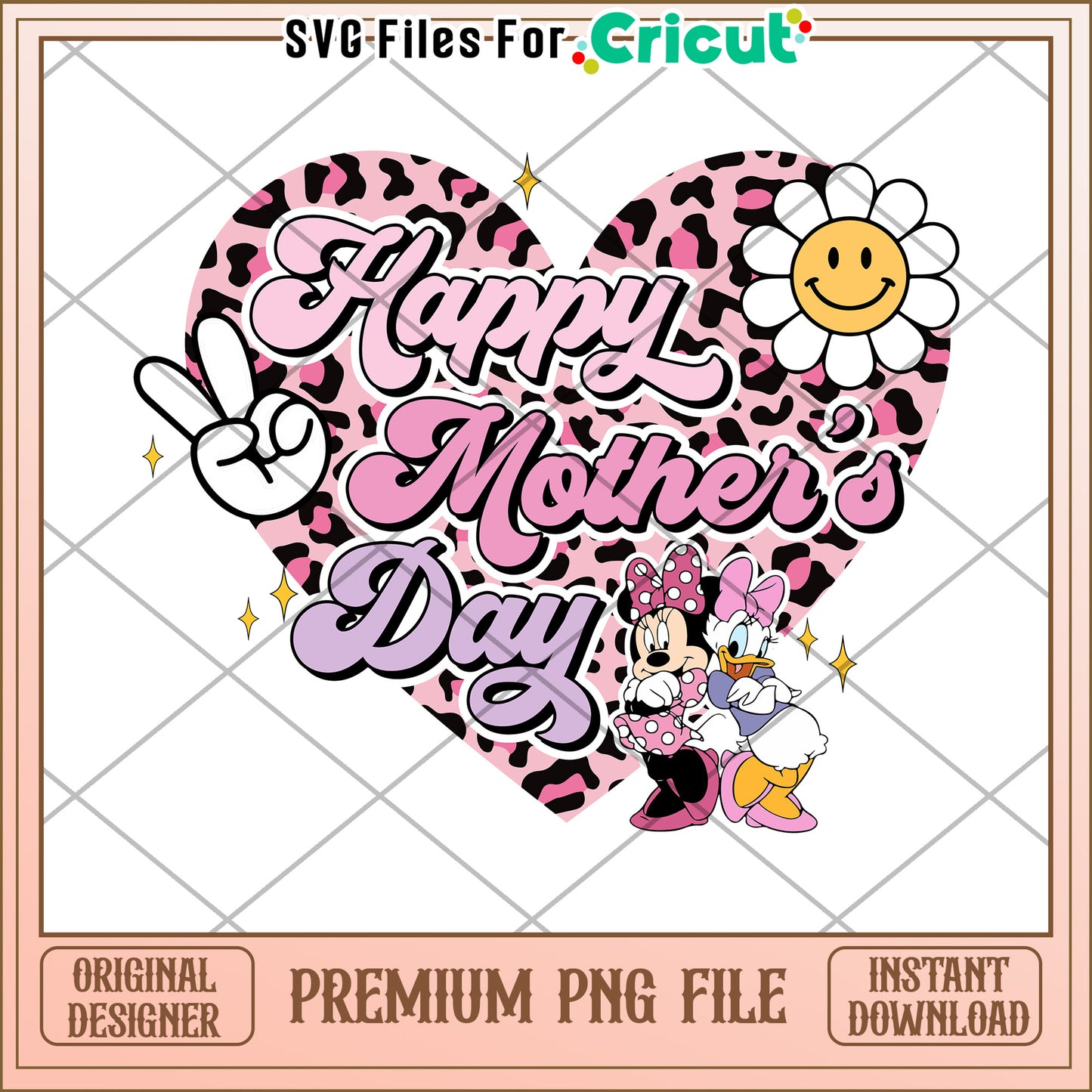 Happy Mothers Day Minnie PNG