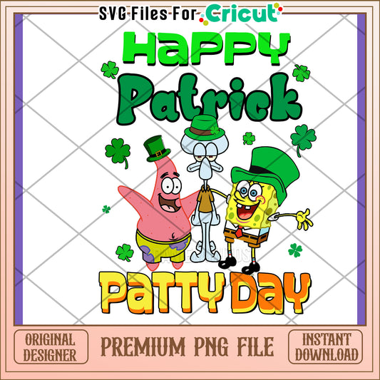 Happy Patrick Day PNG Design for Fun Celebrations