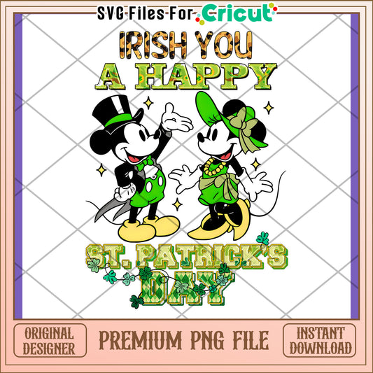 Happy St Patrick's Day PNG Design for Crafting Fun
