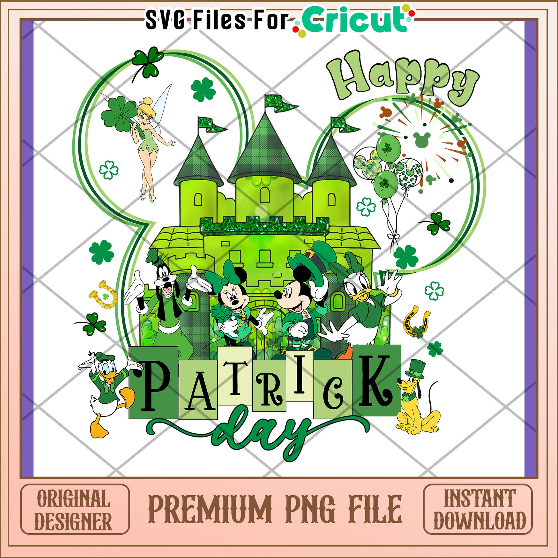 Happy St Patricks Day Disney PNG