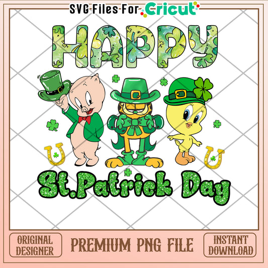 Happy St Patricks Day PNG Cartoon