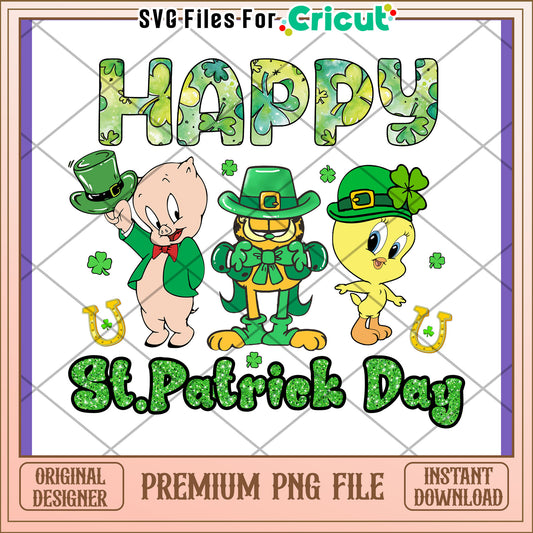 Happy St Patricks Day PNG Cartoon