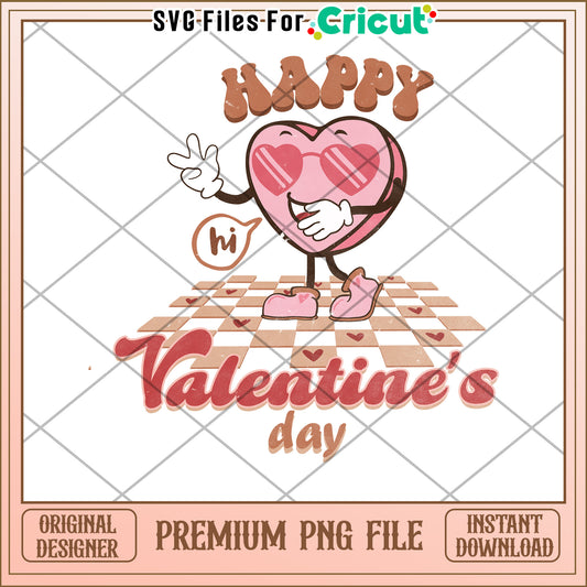 Happy Valentines Day Heart PNG