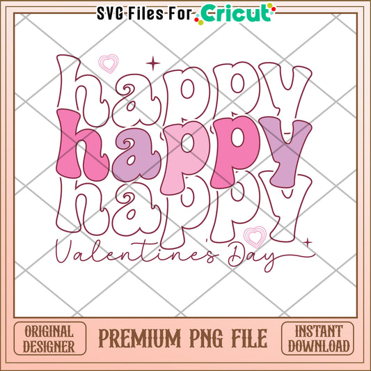 Happy Valentines Day PNG Design