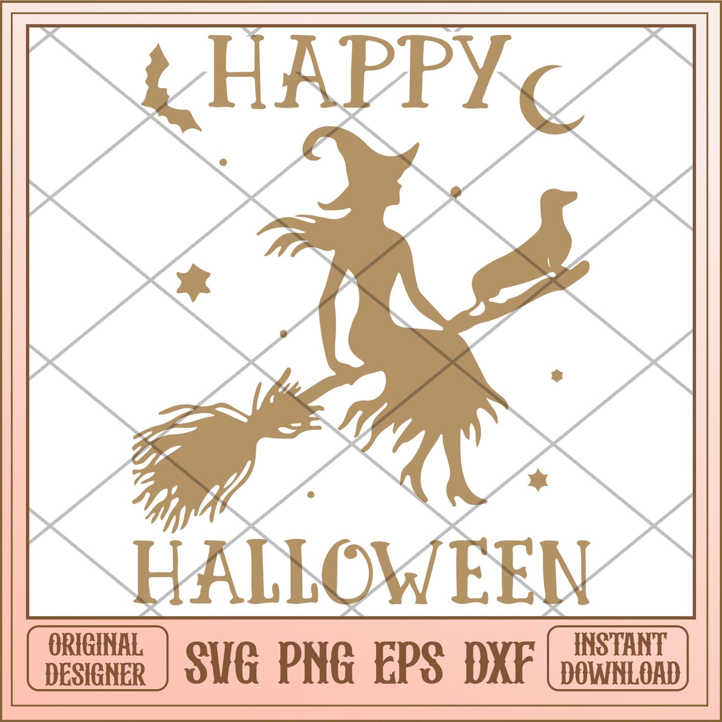 Happy halloween Flying Witch svg, disney characters svg, digital download
