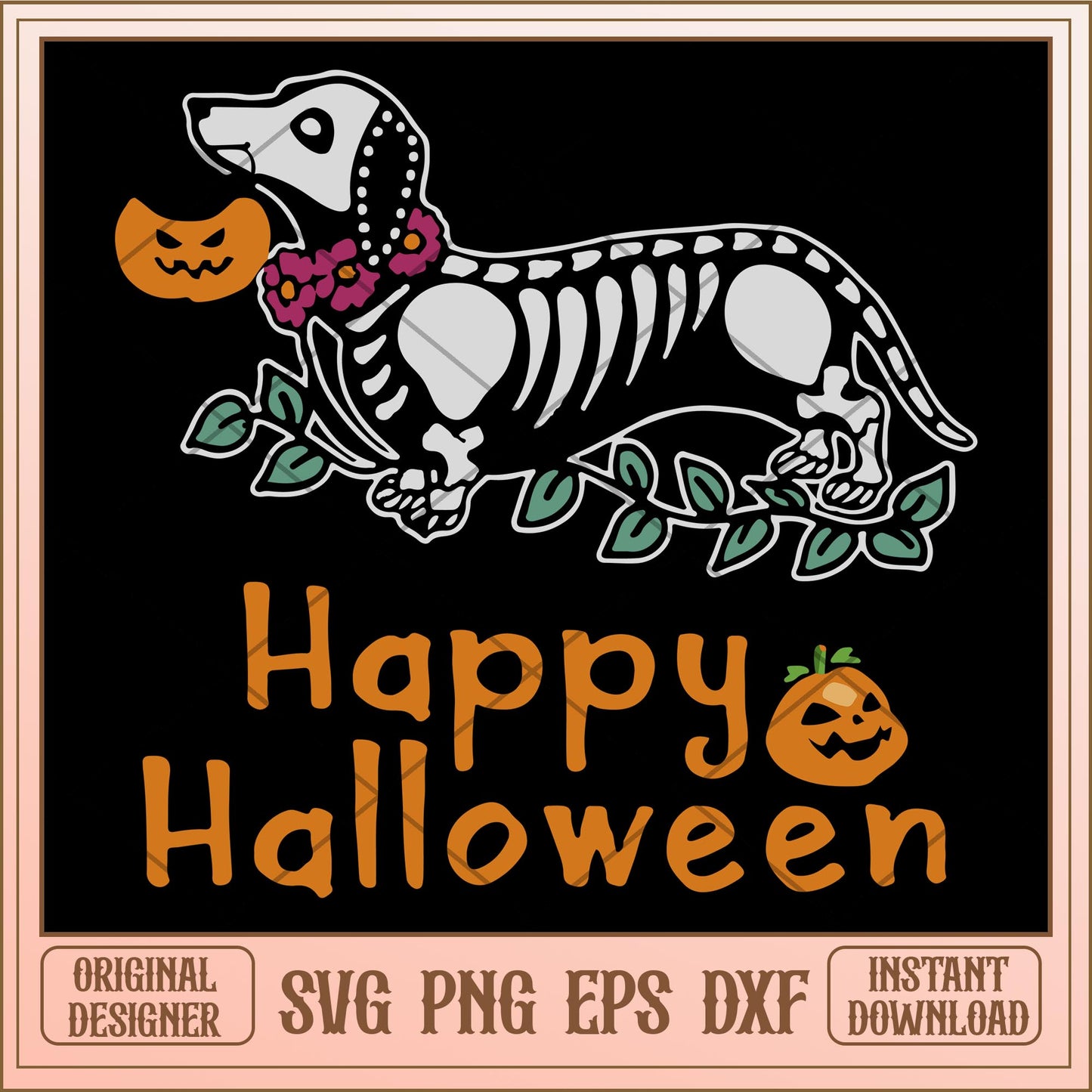 Happy halloween Sugar Skull svg, halloween characters svg, digital download