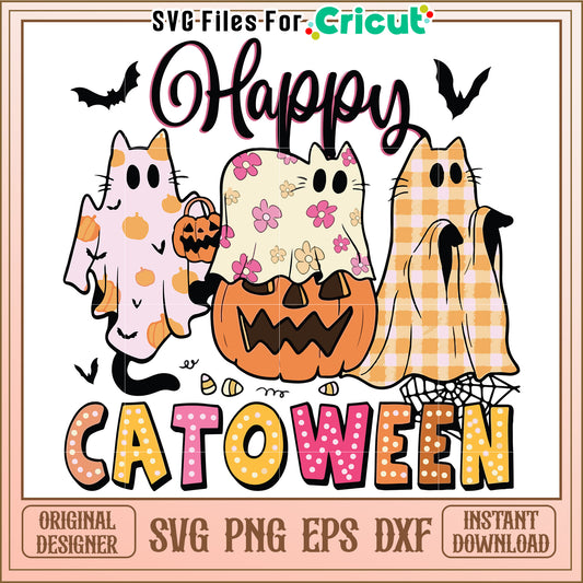 Happy catooween svg, cartoons characters svg, halloween costumes svg