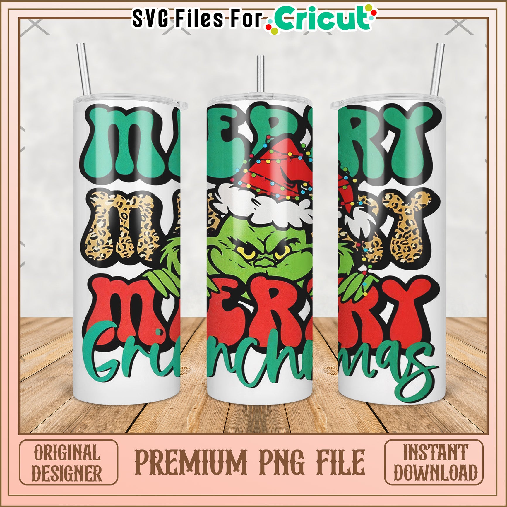 Happy christmas tumbler png, grinch christmas png, grinch pajamas​ png