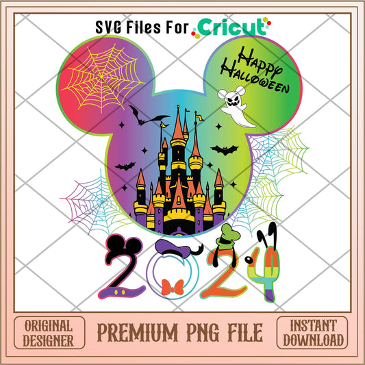 Happy halloween 2024 mickey png, Disney characters png, Digital Download
