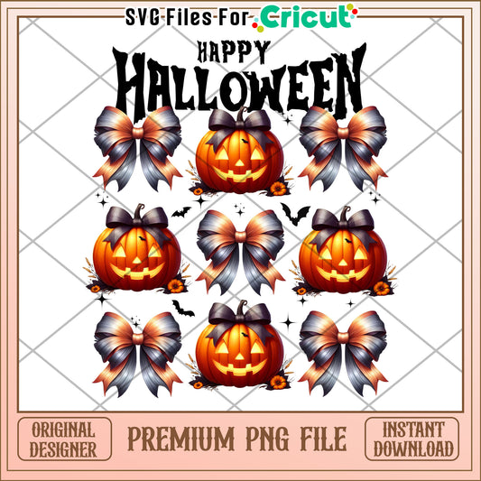 Happy halloween png, spooky characters png, halloween candy​ png