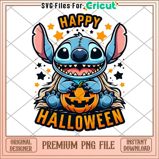 Happy halloween stitch png, halloween cookies​ png, lilo and stitch png