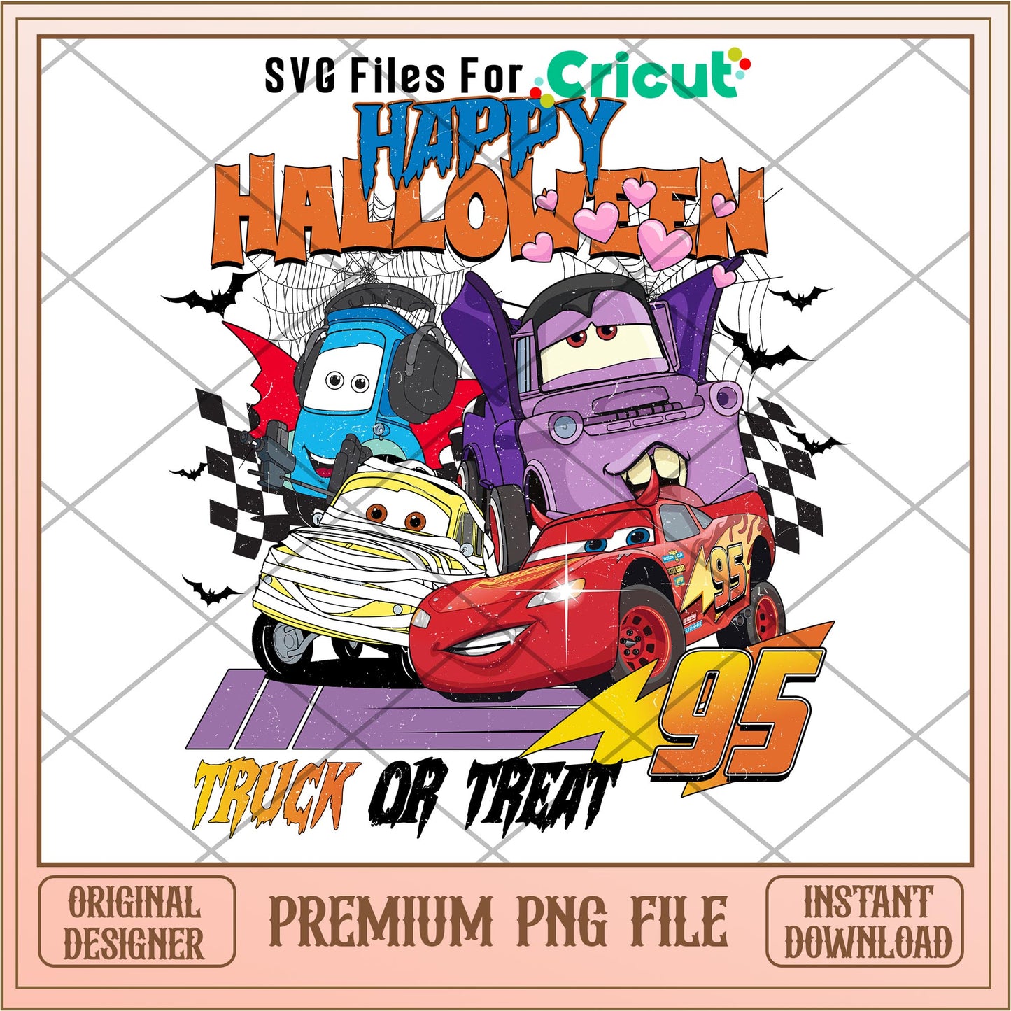 Happy halloween truck  or treat 95 png, cars png, digital download