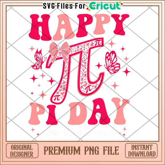 Happy pi day illustration png, colorful classroom tools png, educational supplies illustration png