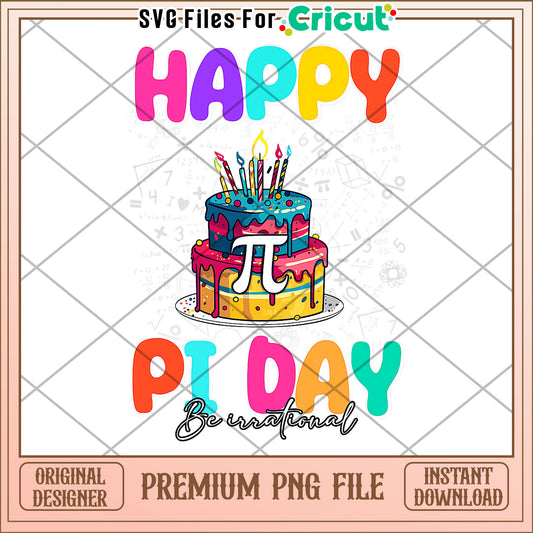 Happy pi day png, colorful classroom tools png, educational supplies illustration png