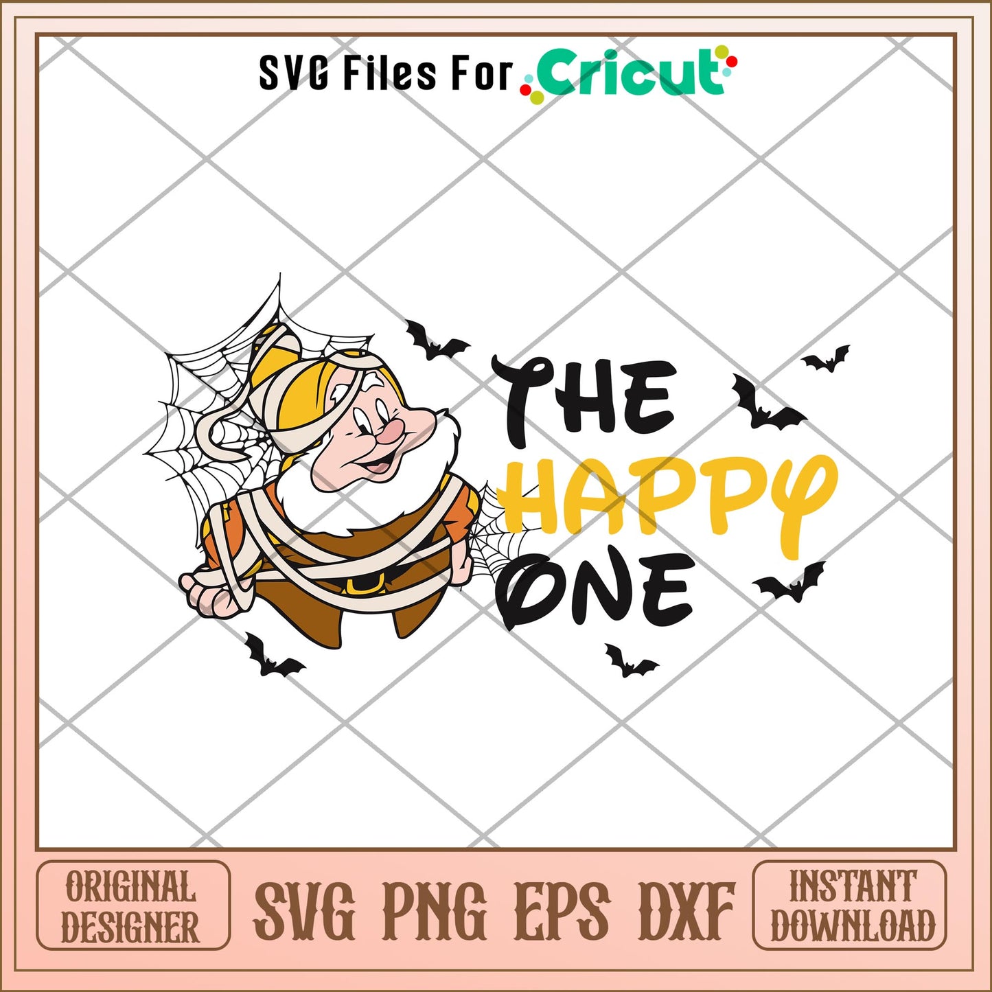 Happy svg, snow White and the Seven Dwarfs svg, digital dowload
