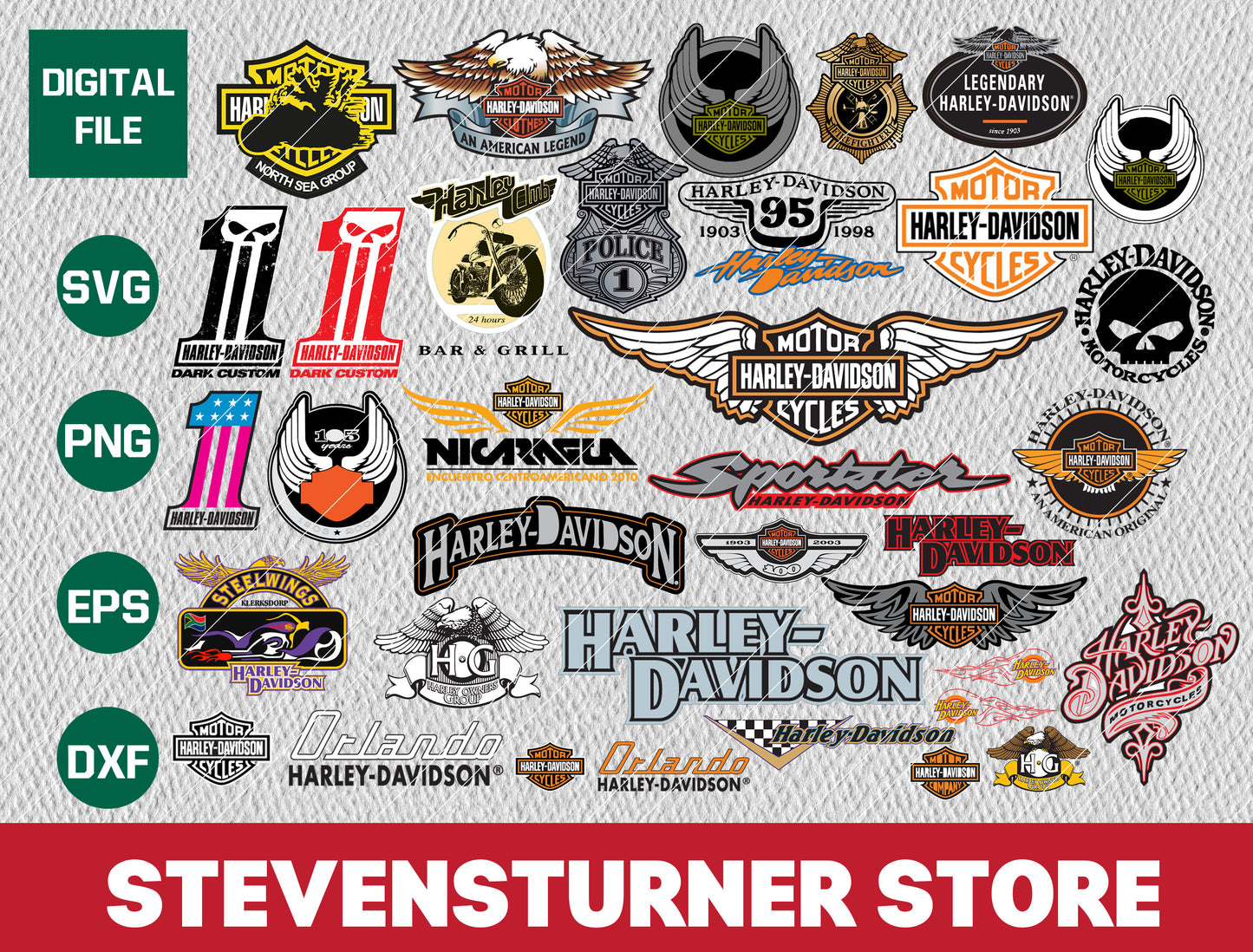 Harley Davidson SVG Bundle