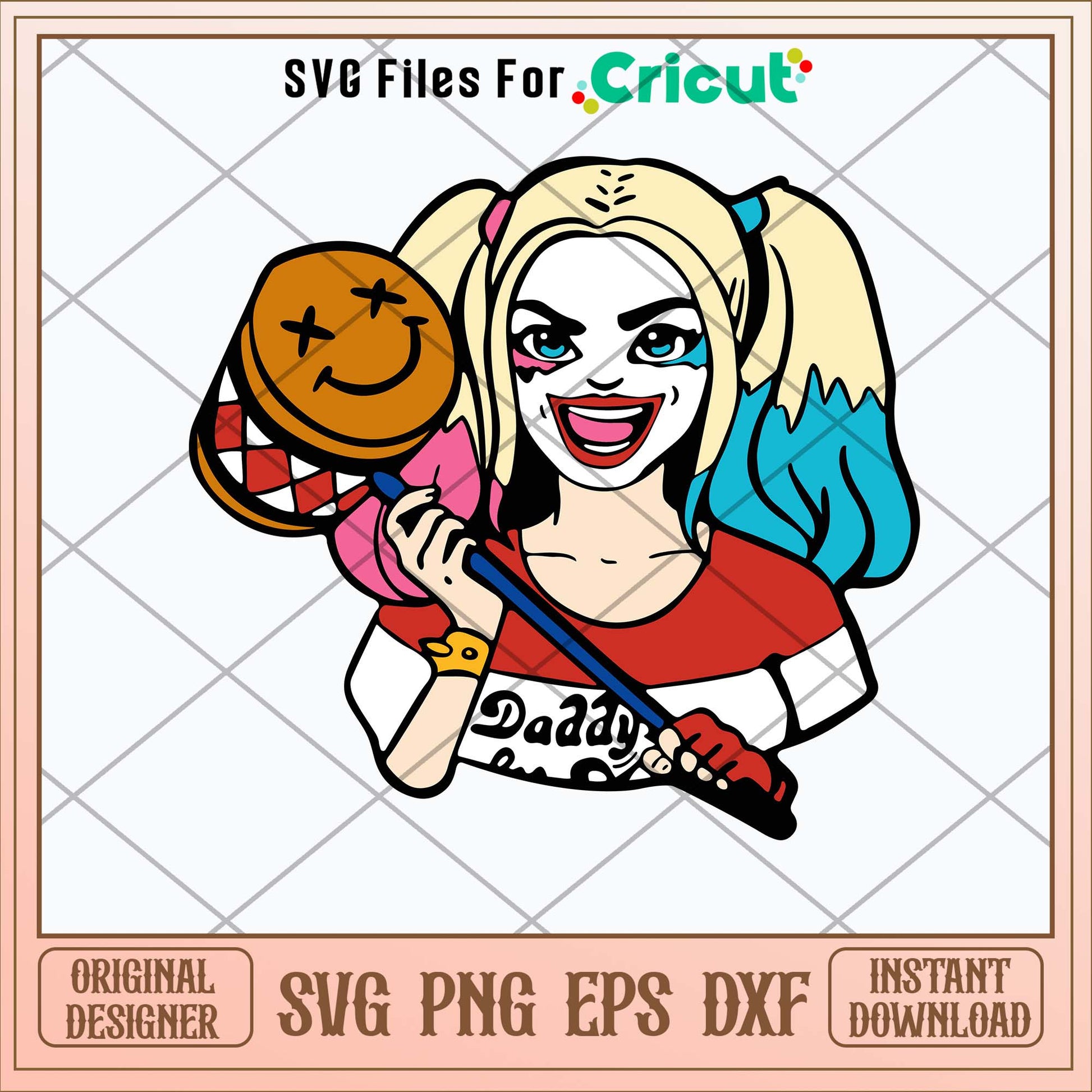 Harley Quinn Chibi Svg