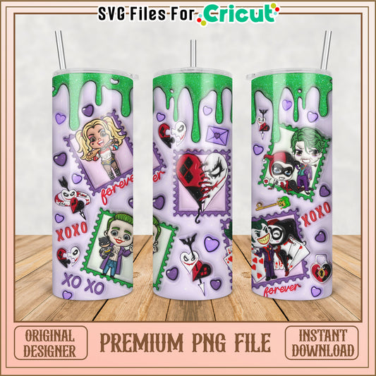 Harley Quinn Joker PNG Sublimation