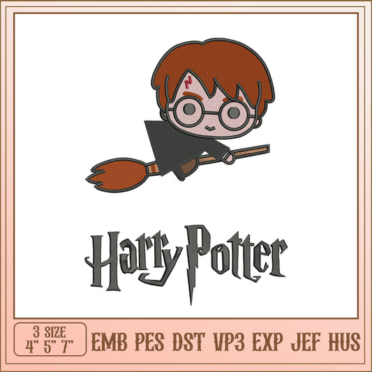 Harry Potter Embroidery Design